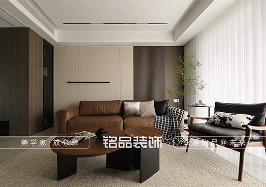 上虞华鸿·万悦城128m²现代极简案例参考图