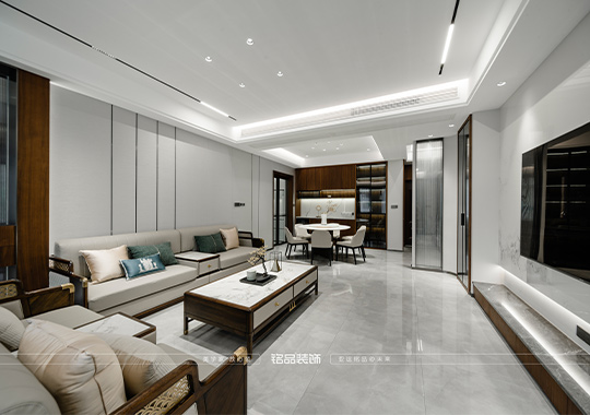 万达中心名宅162m²现代风格案例参考图