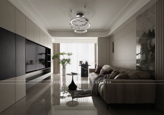 绍兴装修天圣大越府121方现代风装修案例