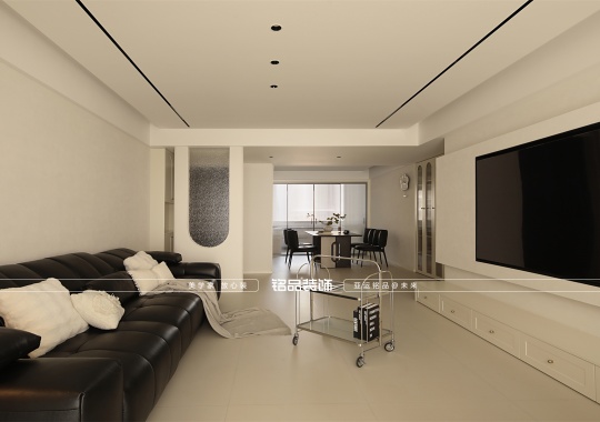 绍兴装修美的云筑120方奶油风装修案例