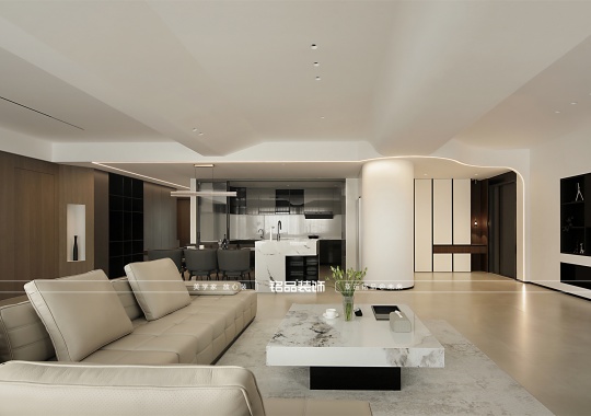 绍兴装修印樾府220方意式极简风装修案例