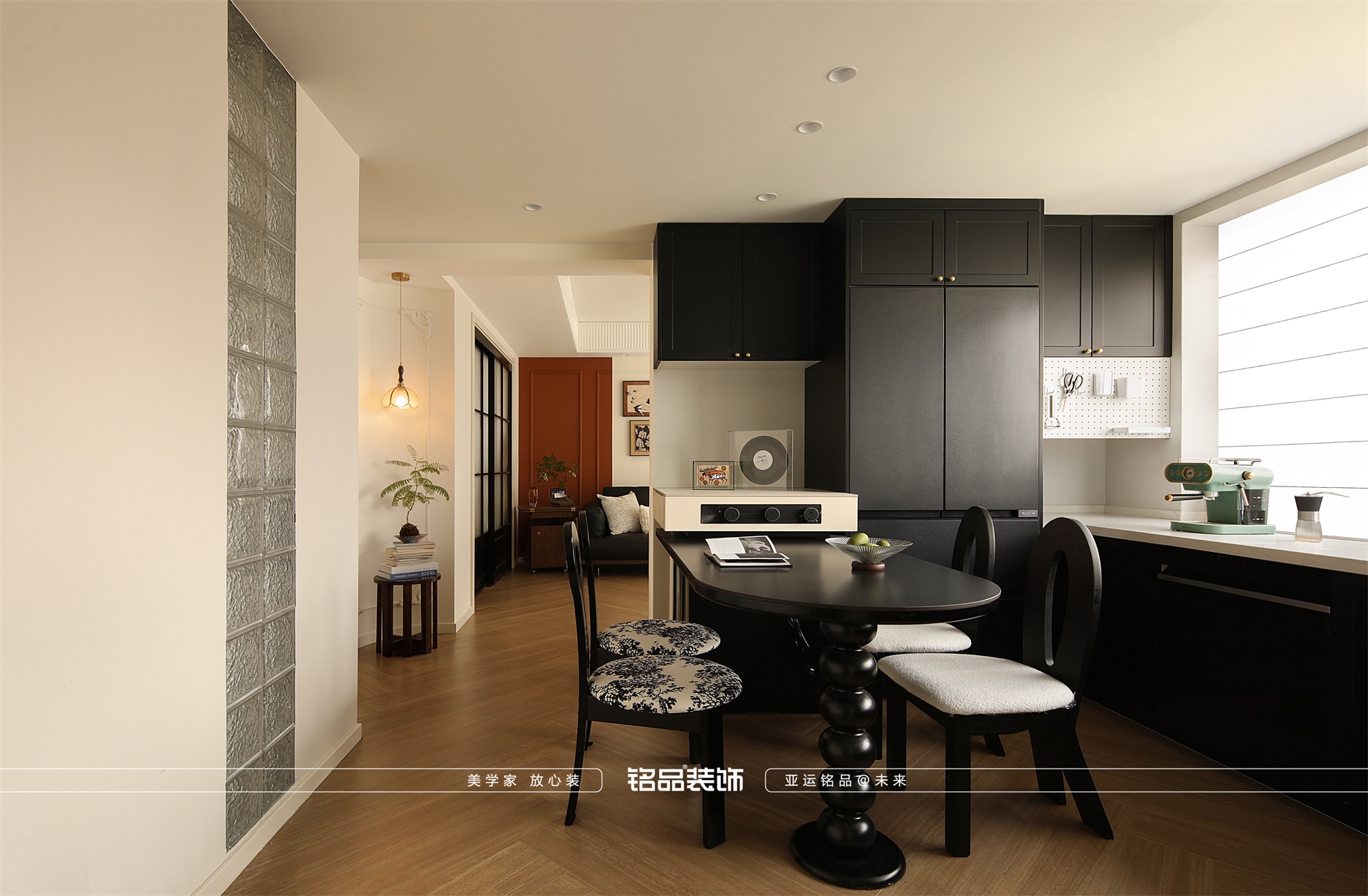 绍兴装修美的云筑100方中古风装修案例