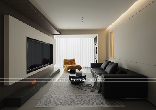 绍兴装修半岛云著103方现代风装修案例