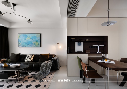 绍兴装修龙洲花园90方中古风装修案例